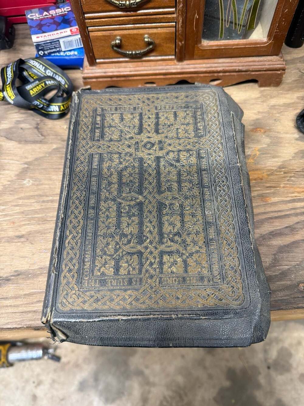 1950 Holy Bible Golden Book Edition King James Version Consolidated Book Publish